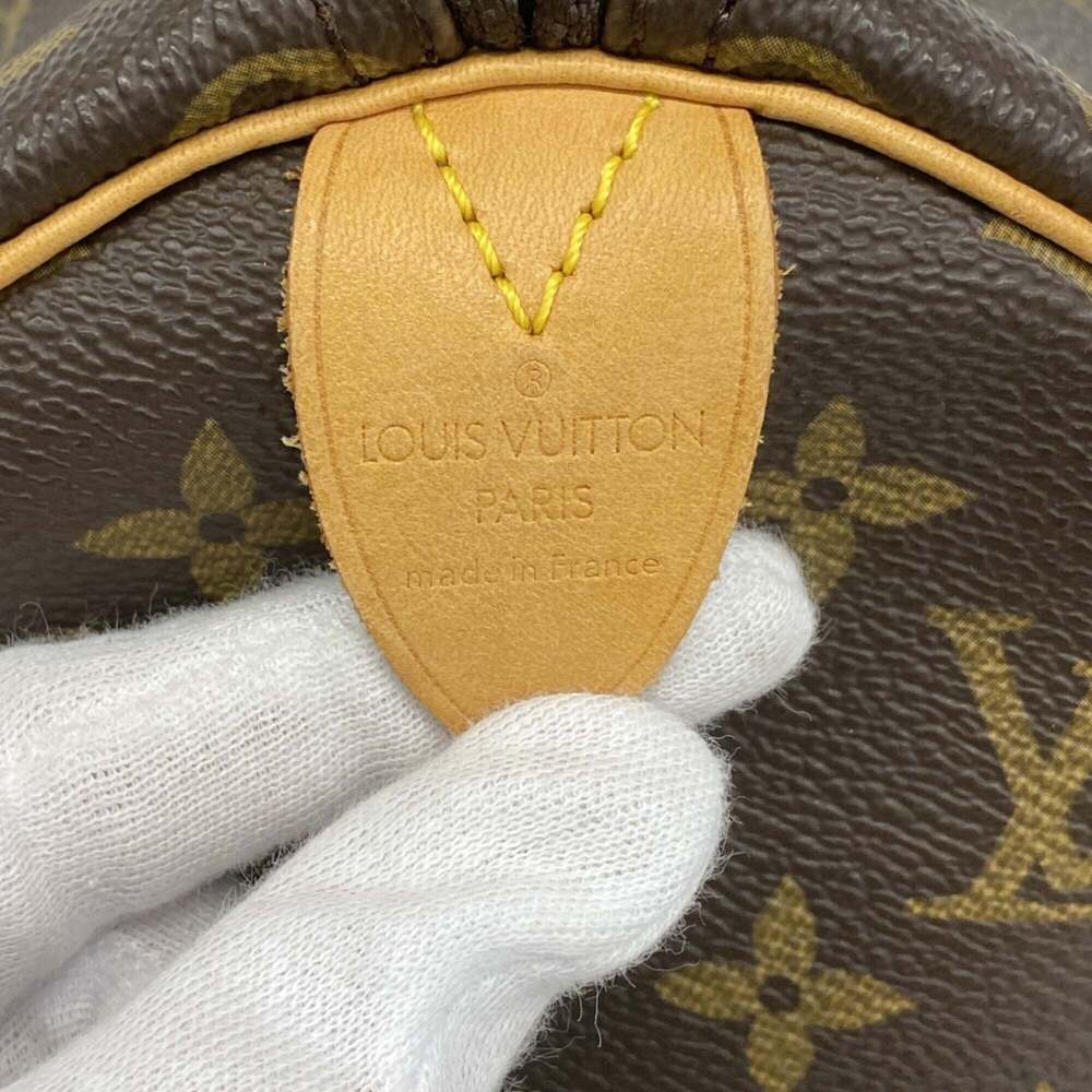 LOUIS VUITTON Authentic Brown Monogram Keepall 45 Boston Bag - Picture 5 of 10